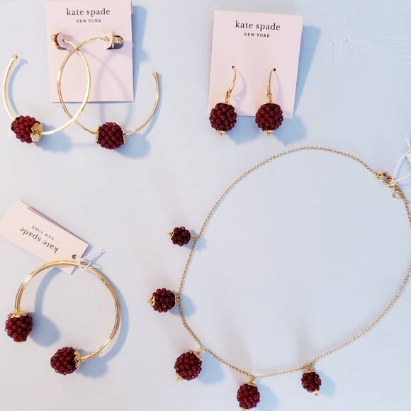 Kate Spade BNWT very berry necklace - Picture 5 of 6